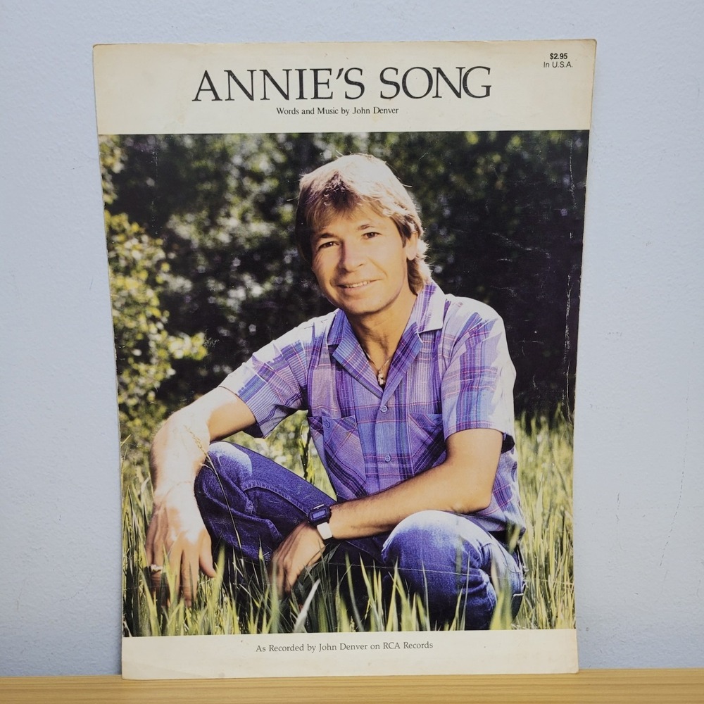 Annie's Song Sheet Music by John Denver Vintage